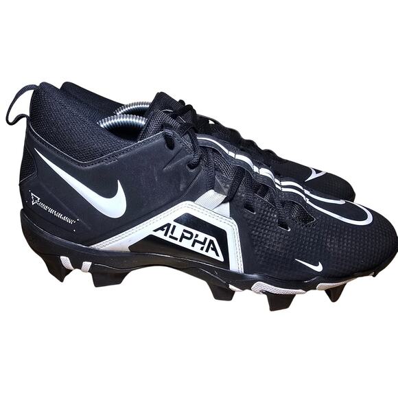 Nike Other - Nike Alpha Menace 3 Shark Mid Football Cleats Men's CV0582-001 SZ 10 US